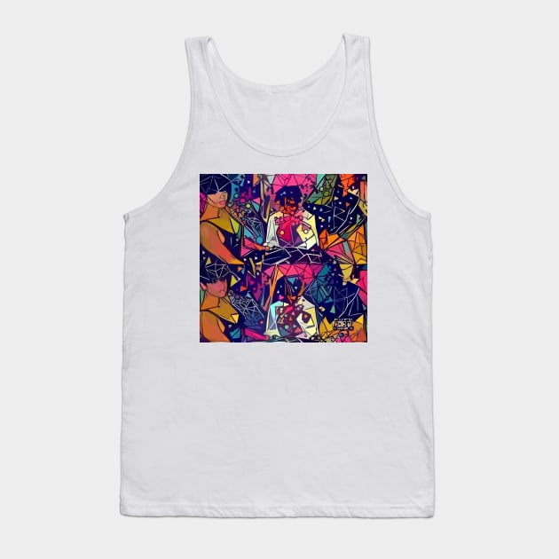 Abstract Playboi Carti Tank Top by stilldan97